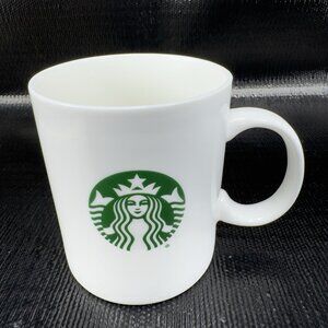 Starbucks Coffee Mug Original 12 oz White Cup with Green Classic Siren Logo Mug